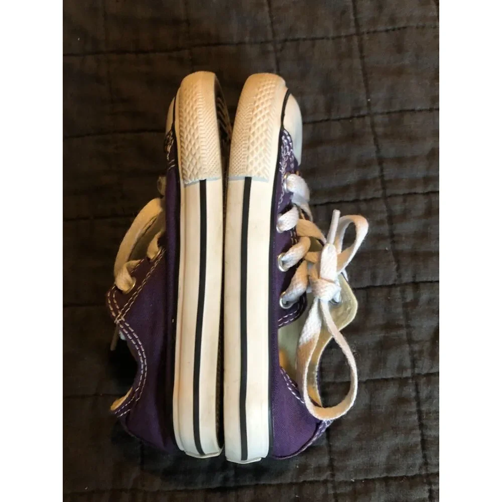 Converse Kids Purple Low Top Sneakers